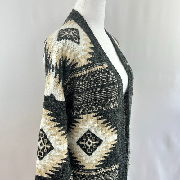Dreamers Boho Southwest Western Knit Cardigan - Women Medium Large - Picture 3 of 8